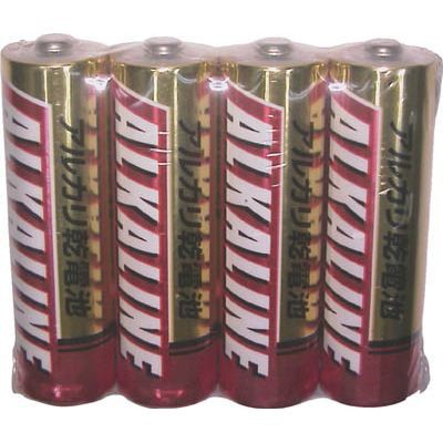 アルカリ単3電池 4本パック