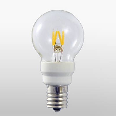 LED電球 フィラメント電球 グローブ形(外径:40mm) Let 調光対応 100V用 36ルーメンタイプ 1.8W E17
