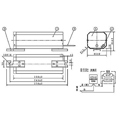スカイビーム専用安定器 60Hz用 70形 GB型(イグナイタ内蔵器具専用)一般型 高効率 200V