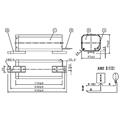 ハイゴールド(効率本位形) 水銀灯安定器点灯形(始動器内蔵形) 60Hz用 180形 一般型 高効率 200V