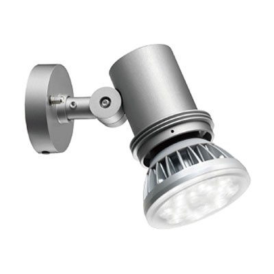 屋外スポットライト レディオック ダークシルバー 防雨形 E26 100V用(ランプ別売)