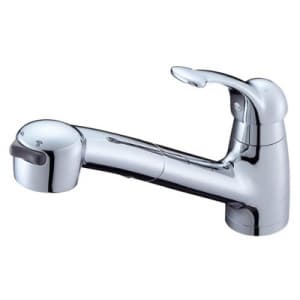 シングルワンホールスプレー混合栓 節水水栓 キッチン用 ホース引出し式 Kiwitap