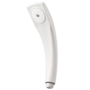 シャワーヘッド バスルーム用 ヘッド部角型 シャワーヘッドアダプターセット3付 ホワイト