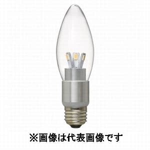 調光対応シャンデリア形LED電球 電球色相当 約230lm E17口金