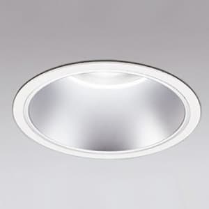 LEDダウンライト M形 防雨仕様 埋込穴φ200 FHT42W×3灯クラス 配光角:57° 連続調光 本体色:オフホワイト 電球色タイプ 3000K