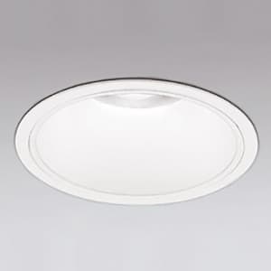 LEDダウンライト M形 防雨仕様 埋込穴φ200 FHT42W×3灯クラス 配光角:31° 連続調光 本体色:オフホワイト 電球色タイプ 3000K