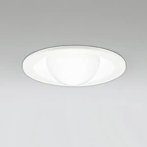 LEDダウンライト M形 埋込穴φ150 白熱灯100Wクラス ボール球形7W 拡散配光 非調光 本体色:オフホワイト 昼白色タイプ 5000K