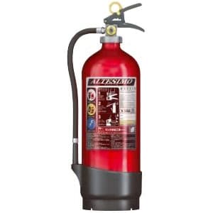 アルミ製蓄圧式粉末ABC消火器 《アルテシモ》 業務用 総質量約8.1kg リサイクルシール付