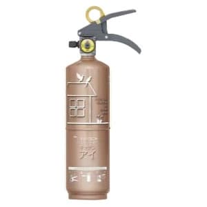 住宅用強化液(中性)消火器 《キッチンアイ》 蓄圧式 総質量約2.2kg リサイクルシール付 シャンパンゴールド