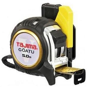 コンベックス 剛厚セフGロック25 スチール剛厚テープ 長さ5.0m 尺相当目盛付(182/33m) 両面目盛 ロックタイプ