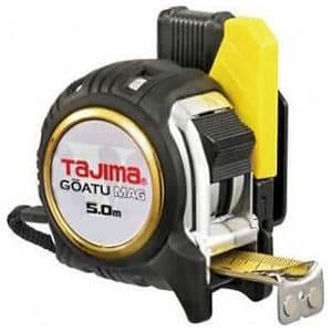 コンベックス 剛厚セフGロックマグ爪25 スチール剛厚テープ 長さ5.0m メートル目盛 両面目盛 強力ネジオ磁石付爪 ロックタイプ