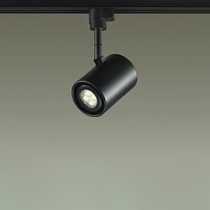 LEDスポットライト プラグタイプ 天井付・壁付兼用 ダイクロハロゲン50W相当 調光タイプ 5.6W 電球色タイプ 黒