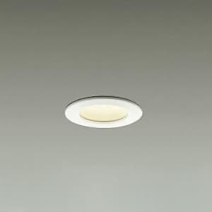 LED浴室灯 ランプ付 防雨・防湿形 バッフルタイプ ダイクロハロゲン50W相当 調光タイプ 5.6W 口金E11 埋込穴φ100mm 電球色タイプ