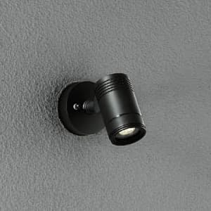 LEDスポットライト φ50ダイクロハロゲン50W形40W相当 天井付・壁付・床付兼用 防雨形 ランプ別売 ブラック
