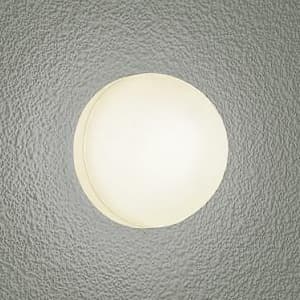 LEDブラケットライト ランプ付 防雨・防湿形 白熱灯60W相当 非調光タイプ 5.2W 口金E17 天井付・壁付兼用 電球色タイプ