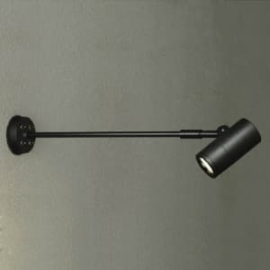 LEDスポットライト LZ1 モジュールタイプ φ50 12Vダイクロハロゲン85W形60W相当 配光角40°防雨形 非調光 電球色タイプ ブラック