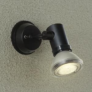 LEDブラケットライト 防雨形 非調光タイプ 天井付・壁付・床付兼用 首振外向のみ90°回転330°ランプ別売 黒