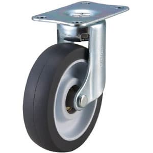 取り替えキャスター weego専用 自在式 省音タイプ 車輪径75mm オフホワイト