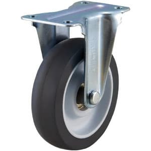 取り替えキャスター weego専用 固定式 省音タイプ 車輪径75mm オフホワイト