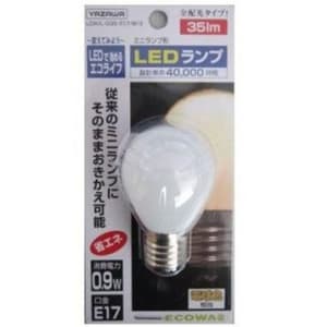 S35形 ミニランプ形LEDランプ ホワイト 全光束:35lm 10〜15W相当 電球色 E17口金