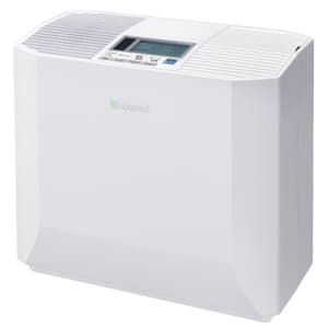 ハイブリッド式加湿器 《ルーミスト》 おもに12畳用 エアコン連動タイプ プラズマW除菌 加湿量:700ml/h クリアホワイト