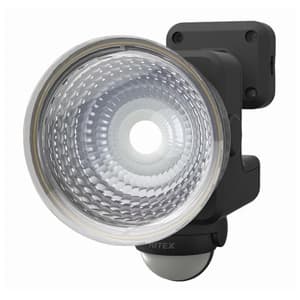 フリーアーム式LEDセンサーライト 防雨型 ソーラー式タイプ 天井取付可 1.3W×1灯 110lm 白熱球15W相当