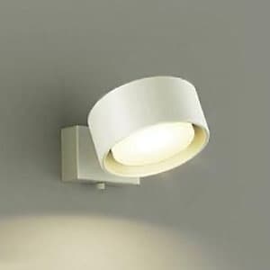 LEDスポットライト フランジタイプ LEDフラットユニット形 白熱灯60Wタイプ 非調光タイプ 電球色 6.7W 広角形 ランプ付 天井付・壁付兼用