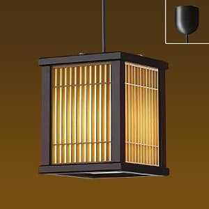 LED和風小型ペンダントライト 電球色 非調光タイプ E17口金 白熱灯60Wタイプ 引掛シーリング取付式