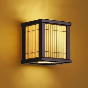 LED和風ブラケットライト 電球色 非調光タイプ E17口金 白熱灯60Wタイプ 壁面取付専用