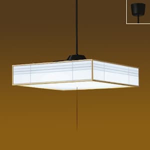 LED和風ペンダントライト 〜8畳 昼白色 非調光タイプ LED内蔵53W プル・プルレス兼用 引掛シーリング取付式