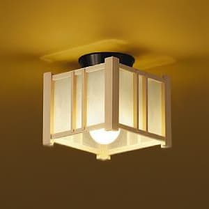 LED和風ブラケットライト 電球色 非調光タイプ E26口金 白熱灯60Wタイプ 天井取付専用