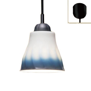 有田焼LEDペンダントライト 7.8W 810lm LDA電球60W形相当まで×1 電球色 青グラデーション柄