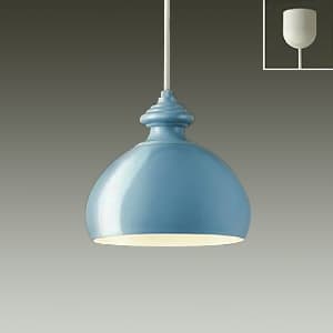LEDペンダントライト 電球色 非調光タイプ E17口金 白熱灯60Wタイプ 引掛シーリング取付式 アッシュブルー