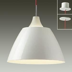 LEDペンダントライト 直付/埋込兼用 電球色 非調光タイプ E26口金 白熱灯100Wタイプ 端子台木ネジ取付方式 白