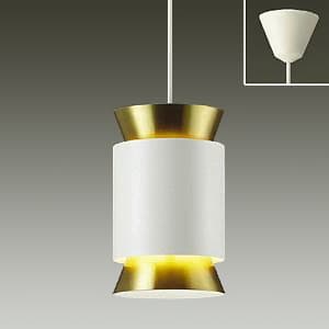 LEDペンダントライト 電球色 非調光タイプ E17口金 白熱灯60Wタイプ 端子台木ネジ取付方式 白サテン塗装
