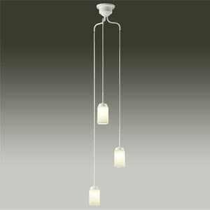 LEDシャンデリア 吹抜け・傾斜天井用 白熱灯60W×3灯タイプ 非調光タイプ 電球色 4.7W×3灯 口金E17 ランプ付