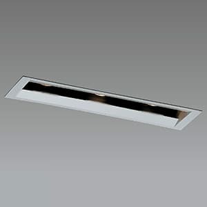 LED一体型ダウンライト ラインアジャスタブルタイプ ダイクロハロゲン35W×3相当 白色 配光角度21° 天井切込穴45×190mm 電源別売
