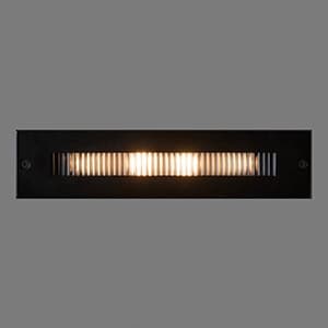 LED一体型超広角フットライト 防雨型 非調光 白熱40W相当 昼白色 埋込ボックス別売