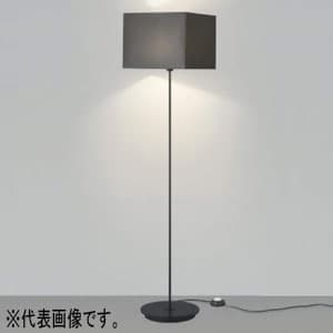 フロアスタンドライト本体 LEDランプ交換可能型 ON・OFFタイプ 7.8W 白熱球100W相当 口金E26 電球色 鋼/黒色塗装