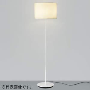 フロアスタンドライト本体 LED一体型 調光タイプ 8.5W 白熱球100W相当 電球色 鋼/ファインホワイト塗装