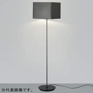フロアスタンドライト本体 LED一体型 調光タイプ 8.5W 白熱球100W相当 電球色 鋼/黒色塗装