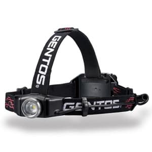 LEDヘッドライト 耐塵・耐水タイプ 白色LED×1灯 200lm W79.7×H34.5×D31.9mm 単4形アルカリ電池×4本付
