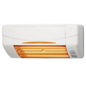 涼風暖房機 浴室用 防水タイプ 適用面積1.5坪以下 AC100V 12A 電源コード(棒端子接続)タイプ ワイヤレスリモコン付