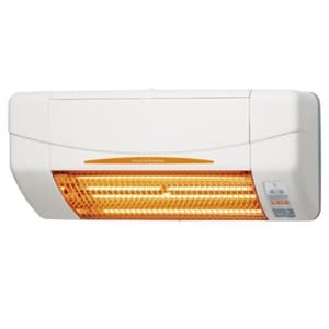 涼風暖房機 脱衣室・トイレ・小部屋用 非防水タイプ 適用面積1.5坪以下 AC100V 12A 電源プラグ(コンセント差込)タイプ ワイヤレスリモコン付