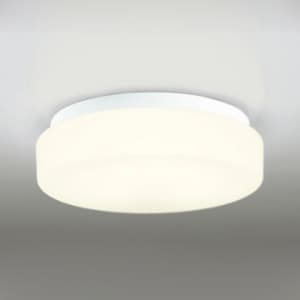蛍光灯バスルームライト FCL20W 防雨・防湿型 壁面・天井面・傾斜面取付兼用 電球色タイプ 本体色:白色 60Hz用