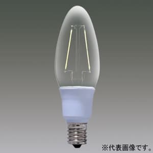 LEDフィラメント電球 クリアタイプ 小形電球25形相当 昼白色 E17口金 密閉形器具対応