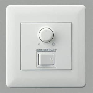 LED・蛍光灯器具対応調光器 PWM信号制御方式 100V用 2個用スイッチボックス適合 3路スイッチ付