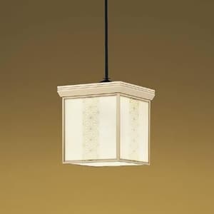LED和風ペンダントライト 《宿灯》 LEDランプ交換可能型 電球色 口金E26 引掛シーリング付