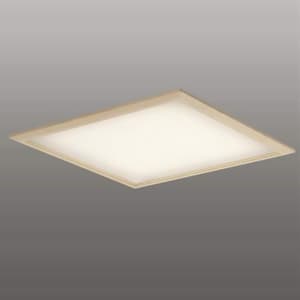 LED一体型和風ベースライト ON-OFFタイプ 埋込穴□600mm AC100〜254V対応 電球色