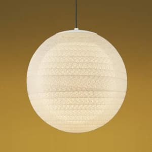 LED和風ペンダントライト 《玉響 TAMAYURA》 〜6畳用 LEDランプ交換可能型 白熱球100W×3灯相当 電球色 口金E26 引掛シーリング付